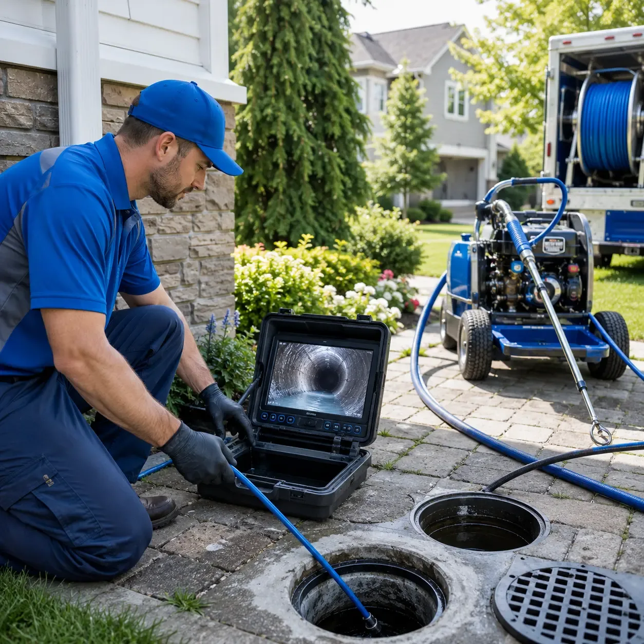 Outdoor drain cleaning professionals serving Honey Creek, IA